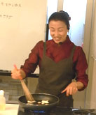 ステーキを焼く