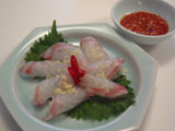 トミフェ（鯛のお刺身）