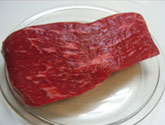 ユッケ用に準備した牛肉