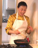お肉を焼く