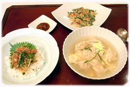 基本料理・実習Ｂコース第２回メニュー