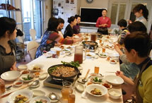 会食の様子