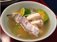 太刀魚と朝鮮かぼちゃのスープ