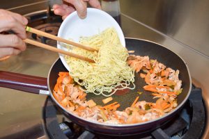 レシピ「キㇺチ焼きそば」