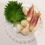 レシピ_めかじきのにんにく焼き・香味野菜のせ