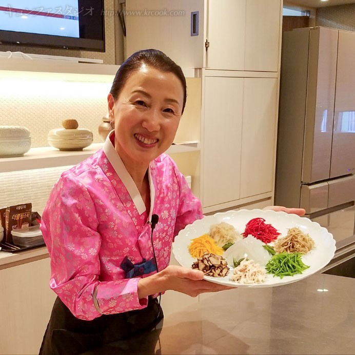 彩り豊かなタンピョンチェ