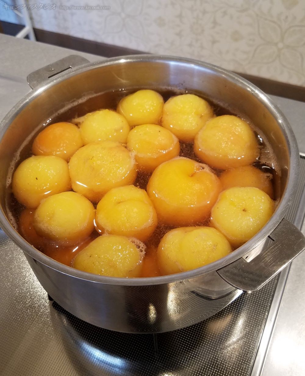 仕込んだすももコンポート♪