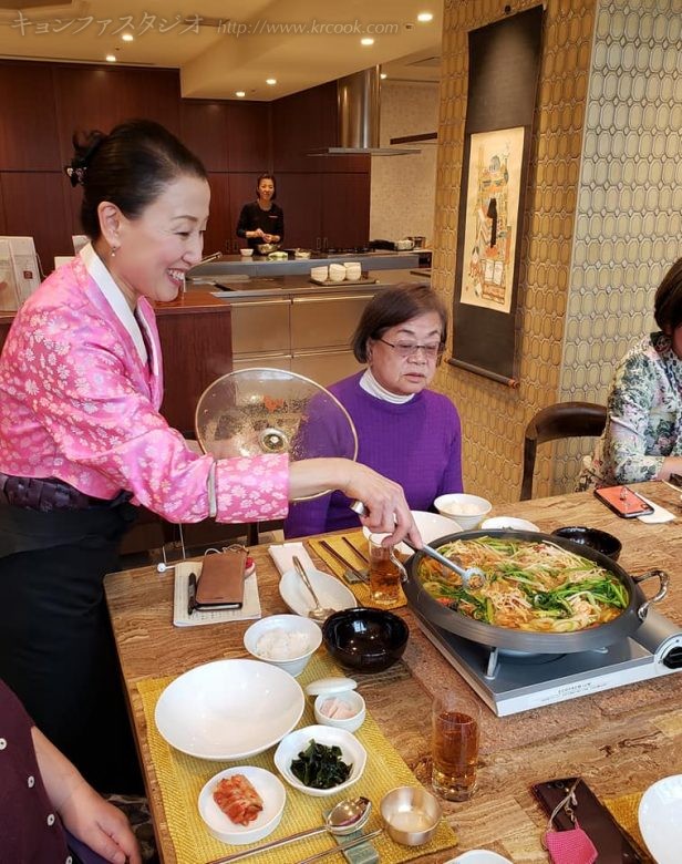あん肝に火が入りましたよ。」と先生。