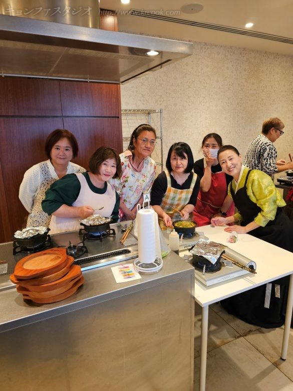 キョンファ先生も交えて一緒に♪