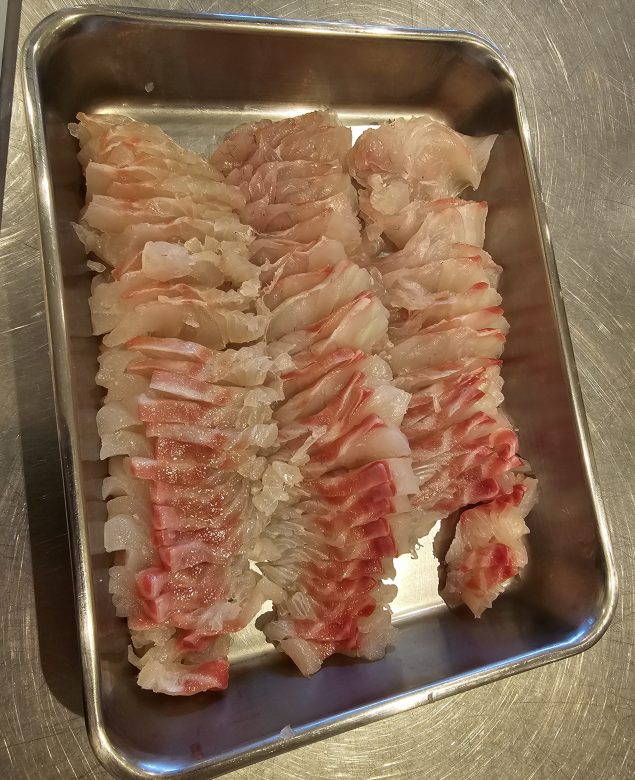 食べやすい薄切りに